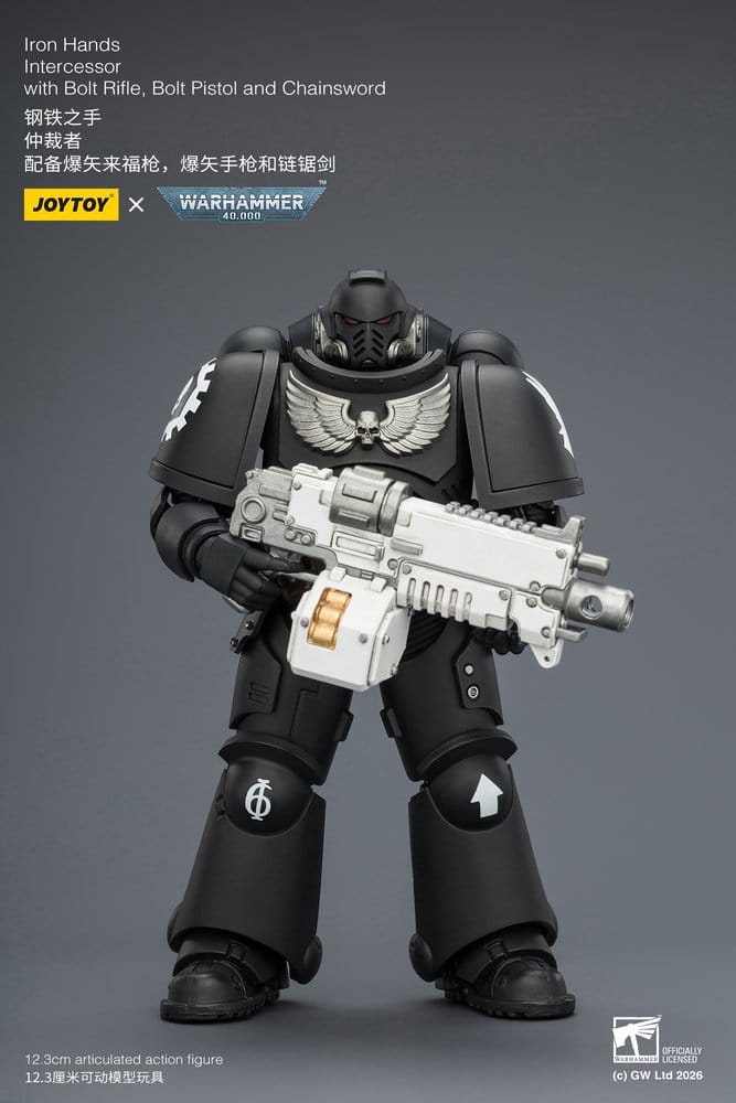 Warhammer 40,000 figurine Iron Hands Intercessor 12 cm