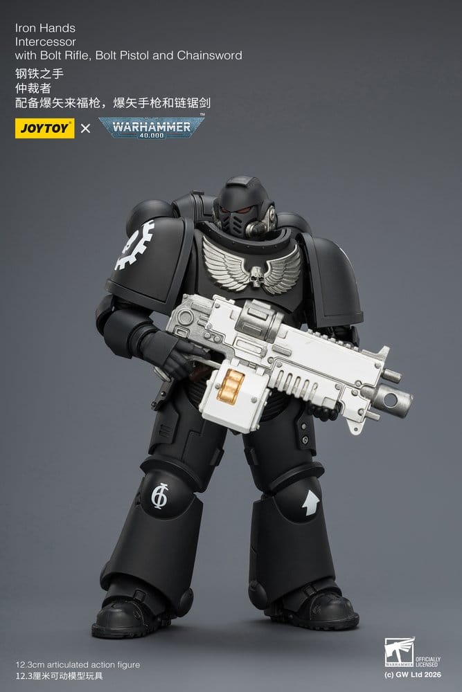 Warhammer 40,000 figurine Iron Hands Intercessor 12 cm
