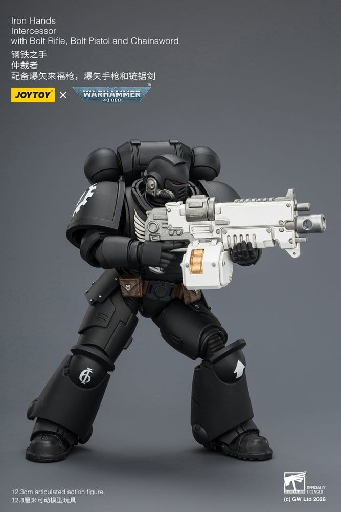 Warhammer 40,000 figurine Iron Hands Intercessor 12 cm