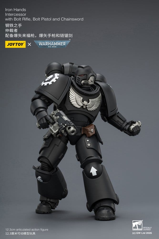Warhammer 40,000 figurine Iron Hands Intercessor 12 cm