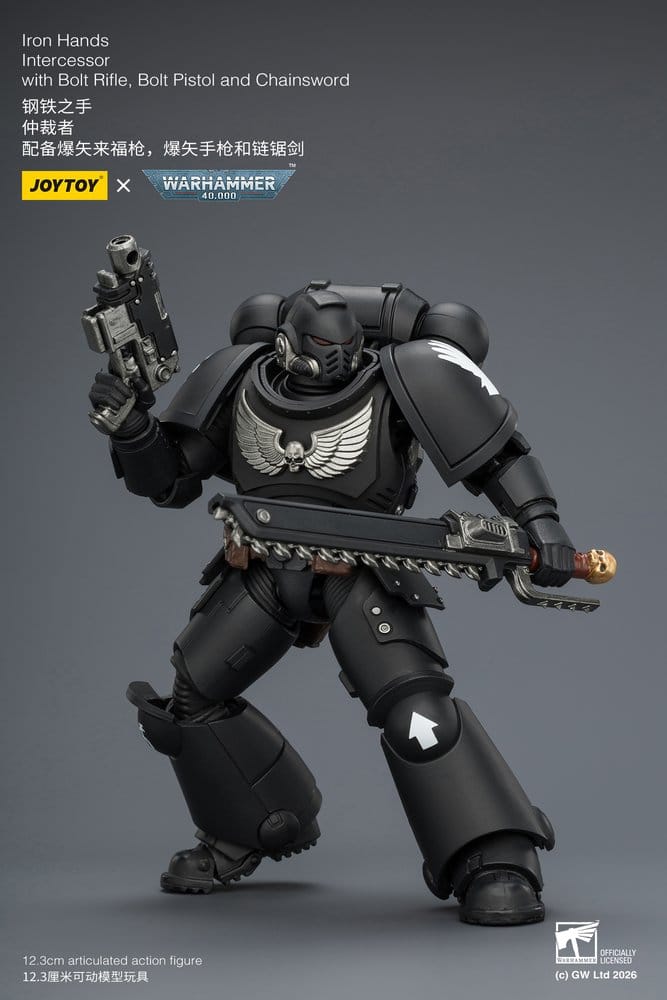 Warhammer 40,000 figurine Iron Hands Intercessor 12 cm
