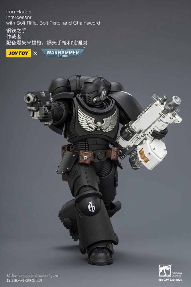 Warhammer 40,000 figurine Iron Hands Intercessor 12 cm
