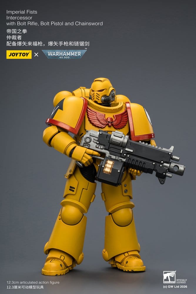 Warhammer 40,000 figurine Imperial Fists Intercessor 12 cm