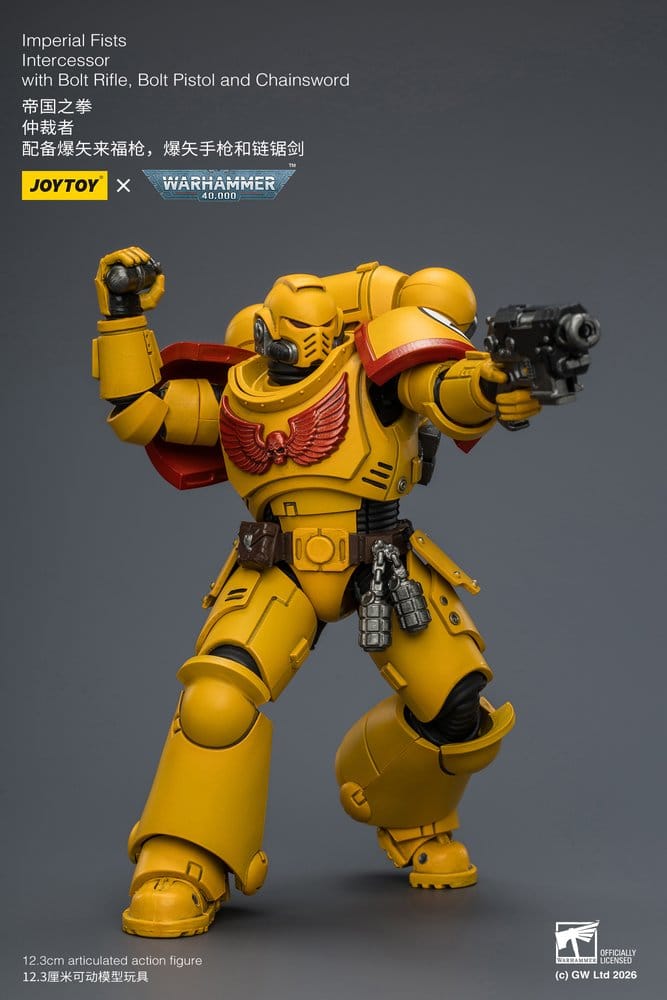 Warhammer 40,000 figurine Imperial Fists Intercessor 12 cm