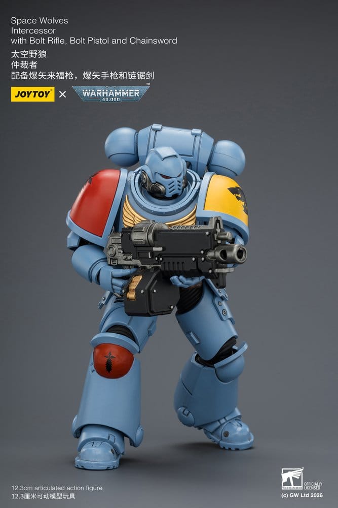 Warhammer 40,000 figurine Space Wolves Intercessor 12 cm