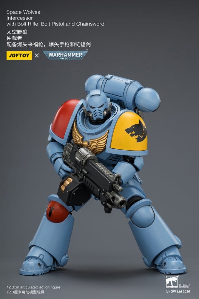 Warhammer 40,000 figurine Space Wolves Intercessor 12 cm