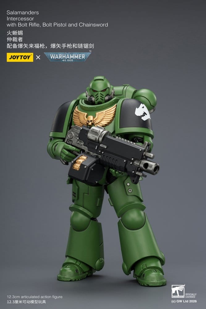 Warhammer 40,000 figurine Salamanders Intercessor 12 cm