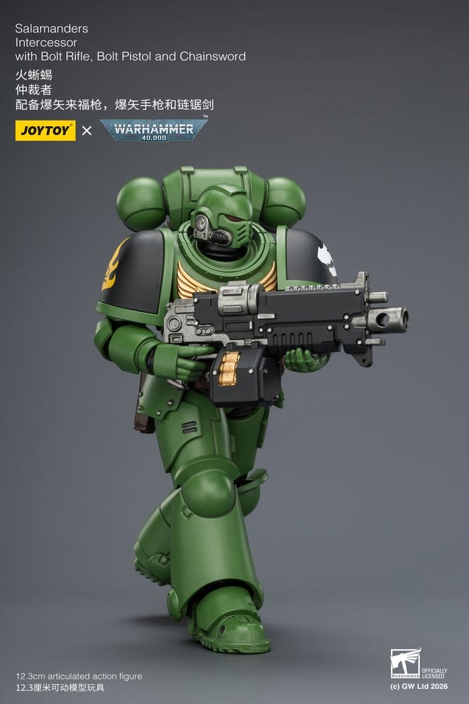 Warhammer 40,000 figurine Salamanders Intercessor 12 cm