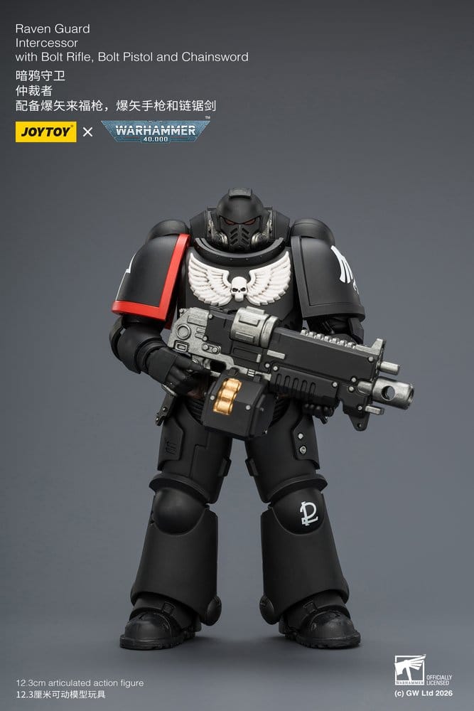 Warhammer 40,000 figurine Raven Guard Intercessor 12 cm