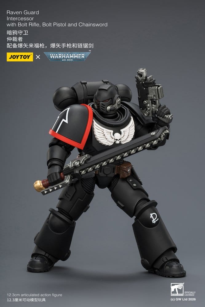 Warhammer 40,000 figurine Raven Guard Intercessor 12 cm