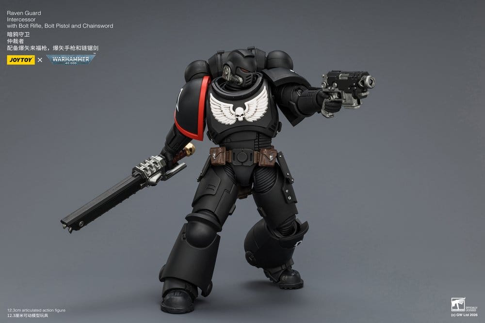 Warhammer 40,000 figurine Raven Guard Intercessor 12 cm