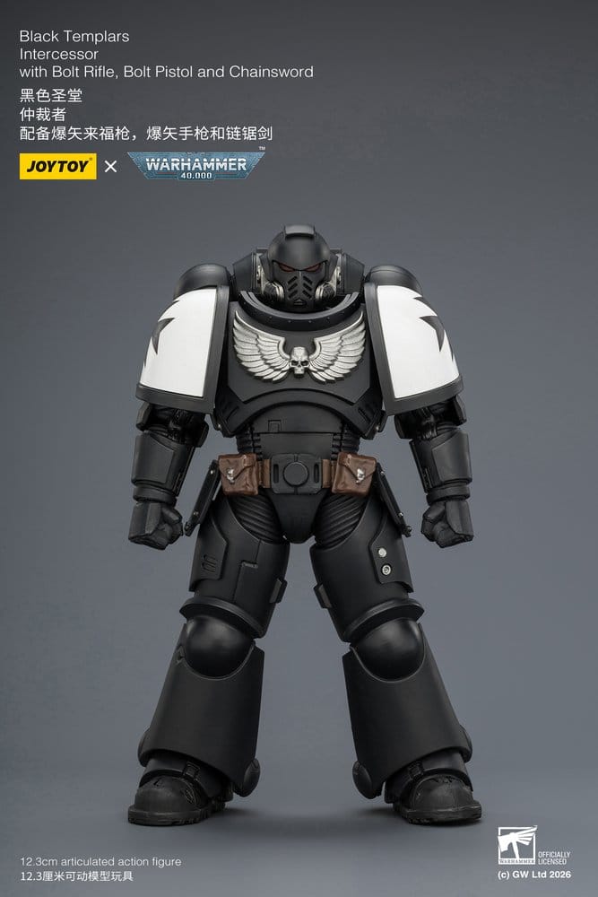 Warhammer 40,000 figurine Black Templars Intercessor 12 cm