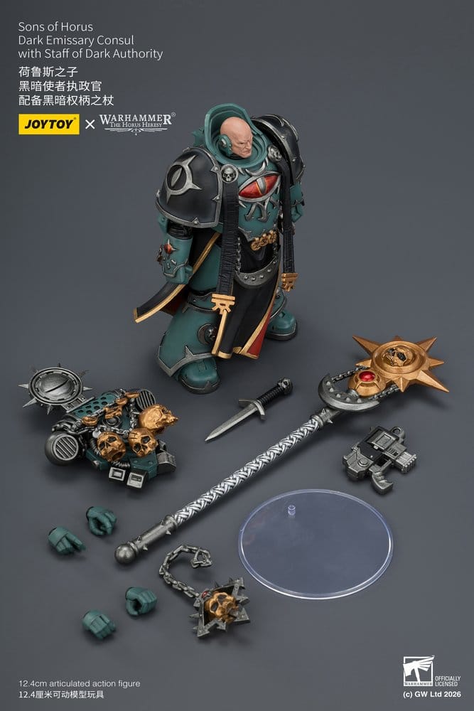 Warhammer The Horus Heresy figurine Sons of Horus Dark Emissary Consul 12 cm