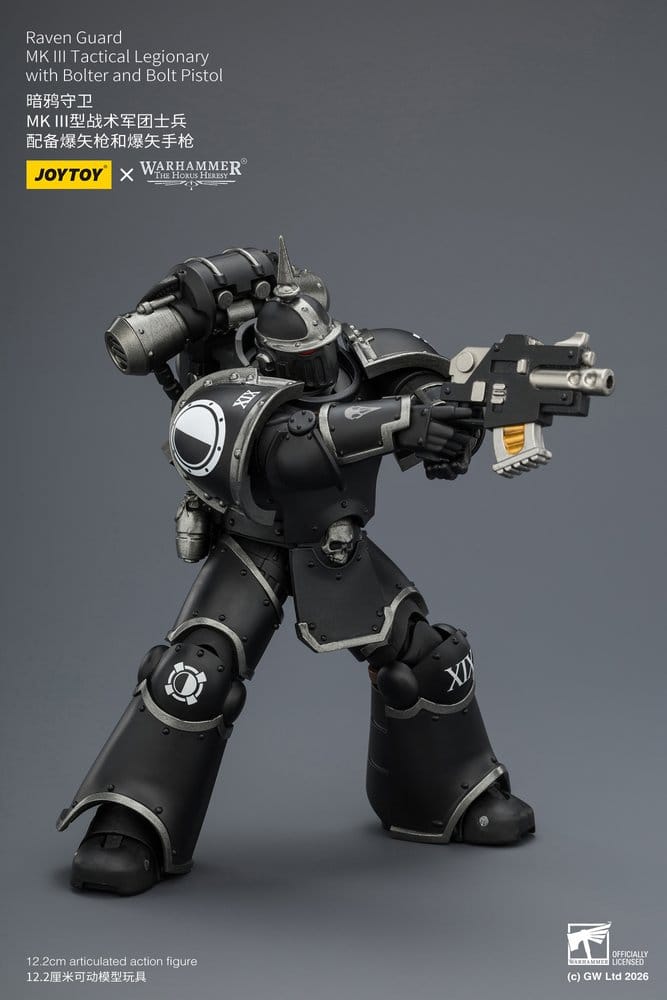 Warhammer 40,000 figurine Raven Guard MK III Tactical Legionary 12 cm