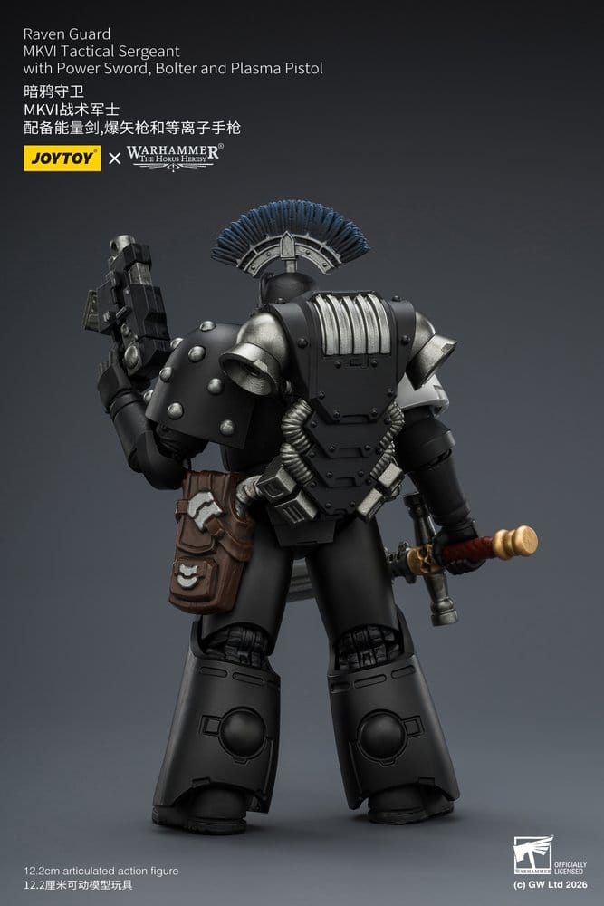 Warhammer 40,000 figurine Raven Guard MkVI Tactical Sergeant 12 cm