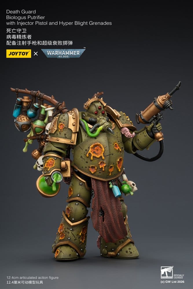 Warhammer 40,000 figurine Death Guard Biologus Putrifier 12 cm