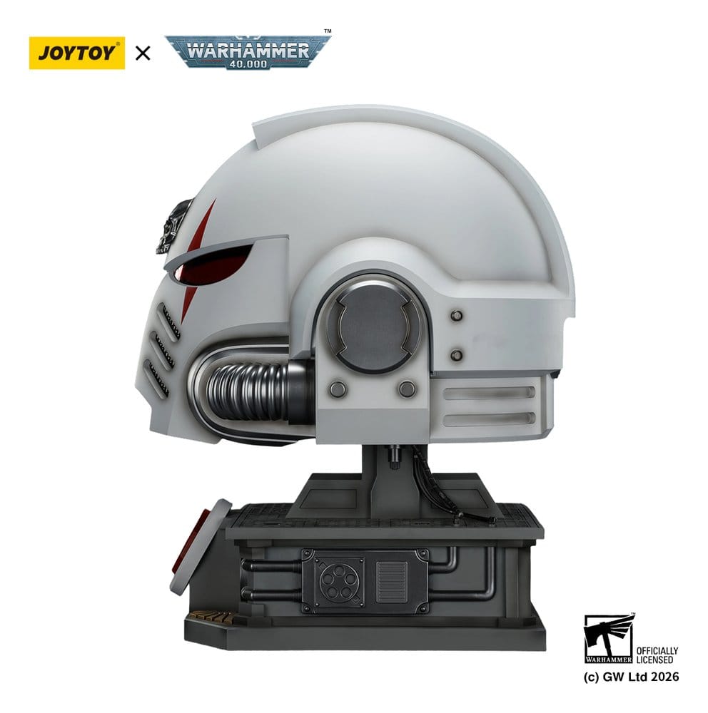Warhammer 40,000 casque avec présentoir White Scars MkX 44 cm