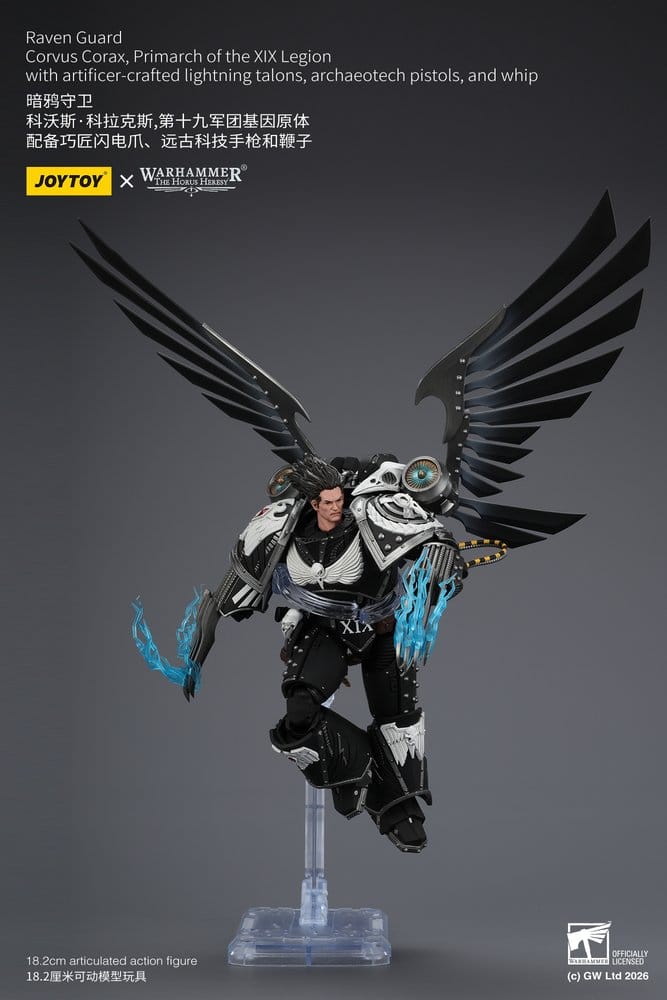 Warhammer 40,000 figurine Raven Guard Corvus Corax, Primarch of the XIX Legion 18 cm