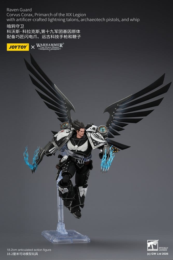 Warhammer 40,000 figurine Raven Guard Corvus Corax, Primarch of the XIX Legion 18 cm