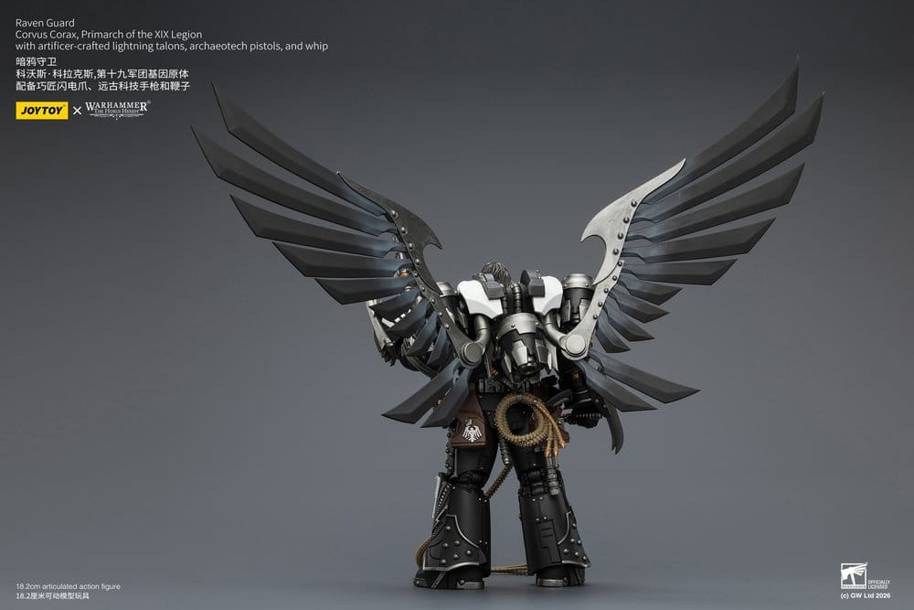 Warhammer 40,000 figurine Raven Guard Corvus Corax, Primarch of the XIX Legion 18 cm