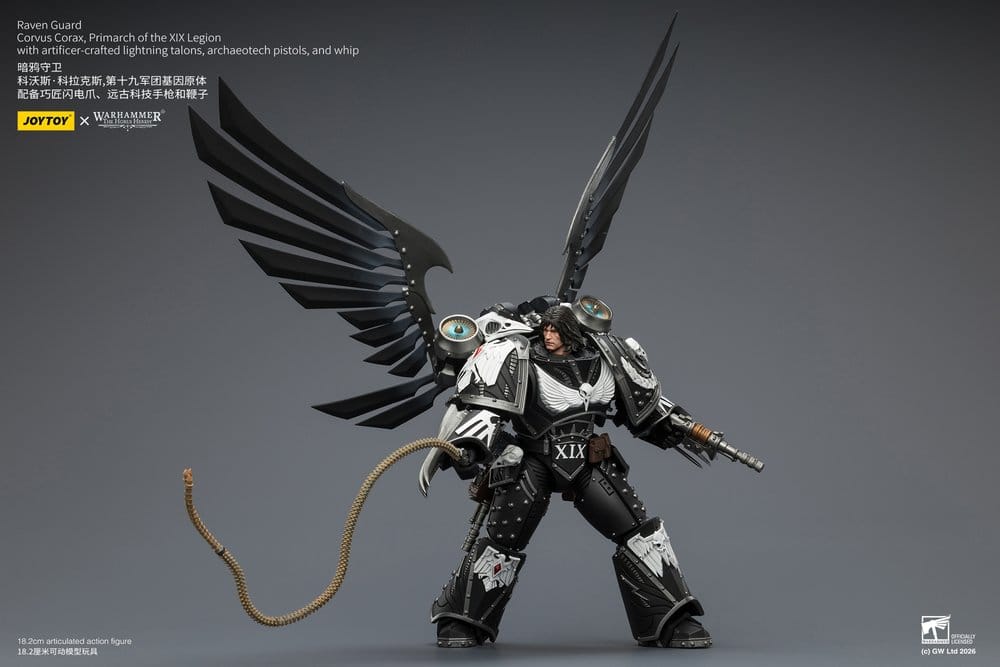 Warhammer 40,000 figurine Raven Guard Corvus Corax, Primarch of the XIX Legion 18 cm