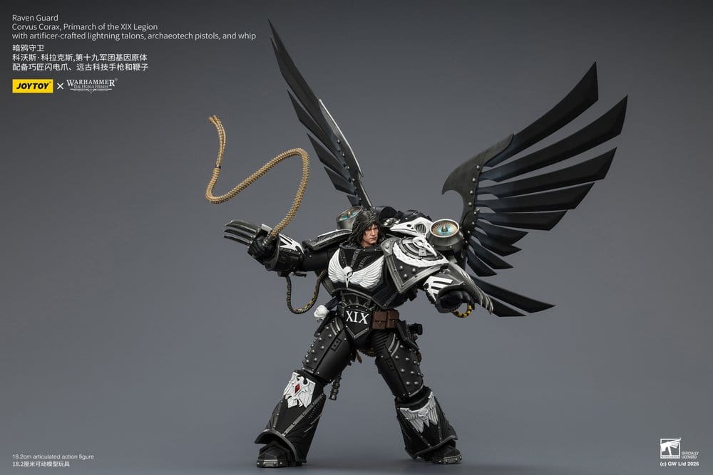 Warhammer 40,000 figurine Raven Guard Corvus Corax, Primarch of the XIX Legion 18 cm
