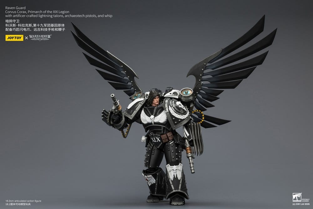 Warhammer 40,000 figurine Raven Guard Corvus Corax, Primarch of the XIX Legion 18 cm