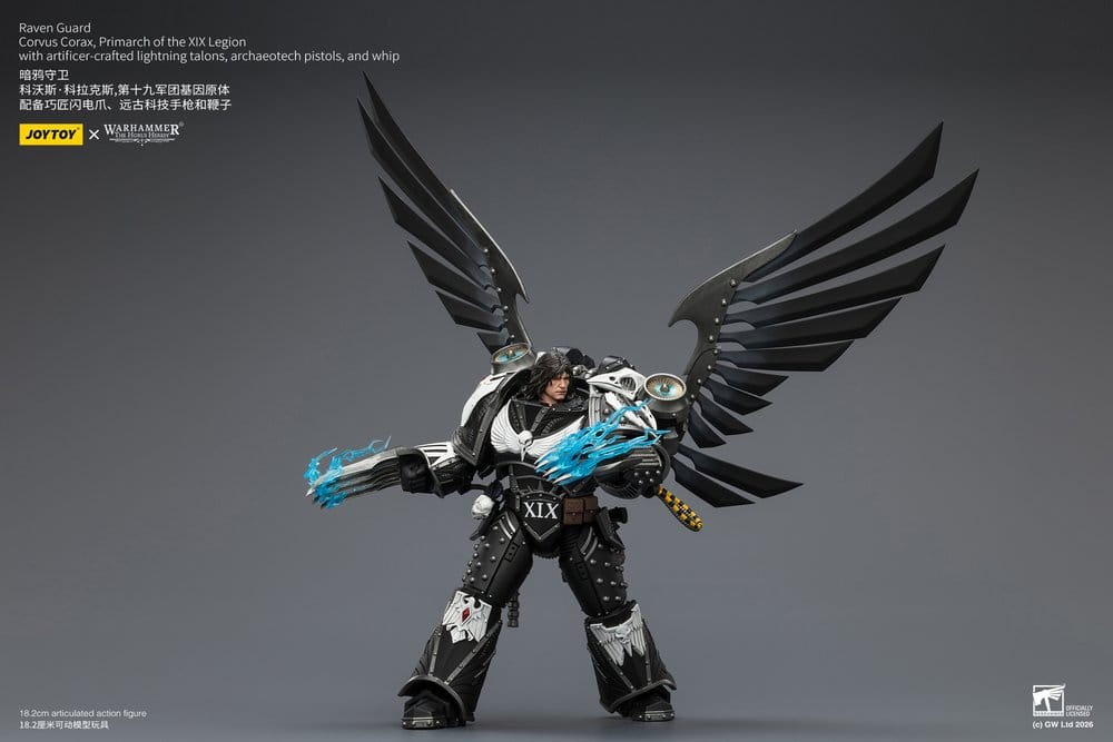 Warhammer 40,000 figurine Raven Guard Corvus Corax, Primarch of the XIX Legion 18 cm