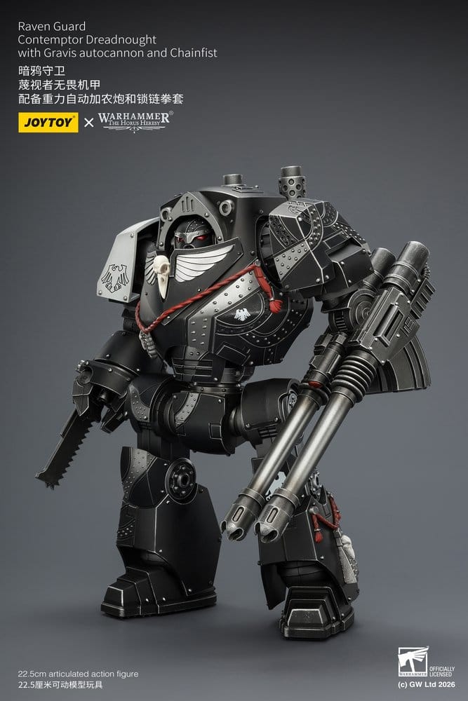 Warhammer 40,000 figurine Raven Guard Contemptor Dreadnought 23 cm