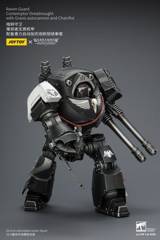Warhammer 40,000 figurine Raven Guard Contemptor Dreadnought 23 cm