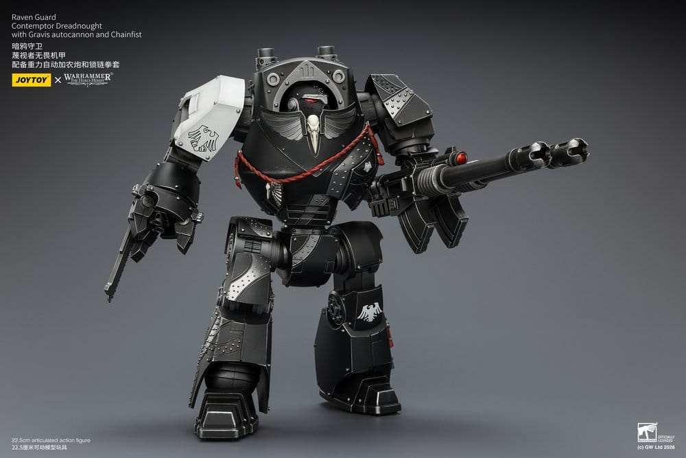 Warhammer 40,000 figurine Raven Guard Contemptor Dreadnought 23 cm