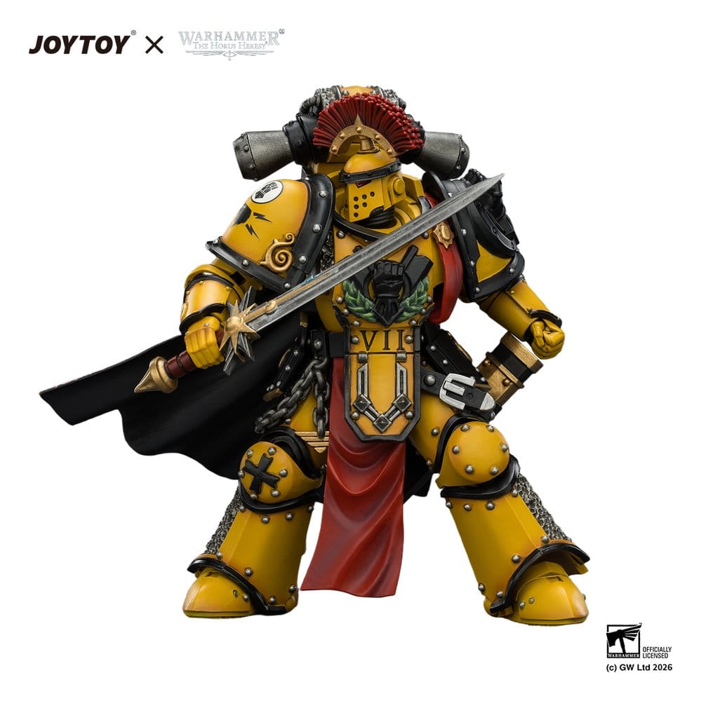 Warhammer figurine Imperial Fists Legion Praetor in Mk III Armour 13 cm