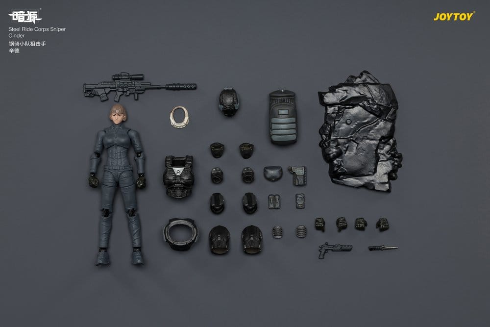 Dark Source Steel Ride Corps figurine Sniper Cinder 8 cm