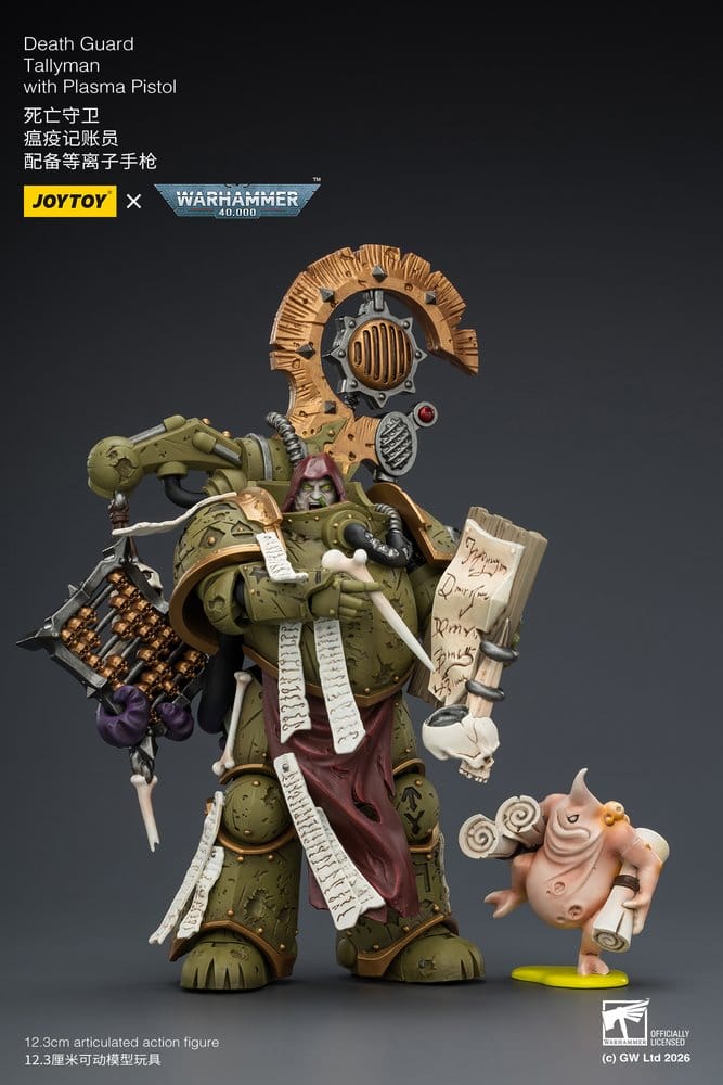 Warhammer 40,000 figurine Death Guard Tallyman 12 cm