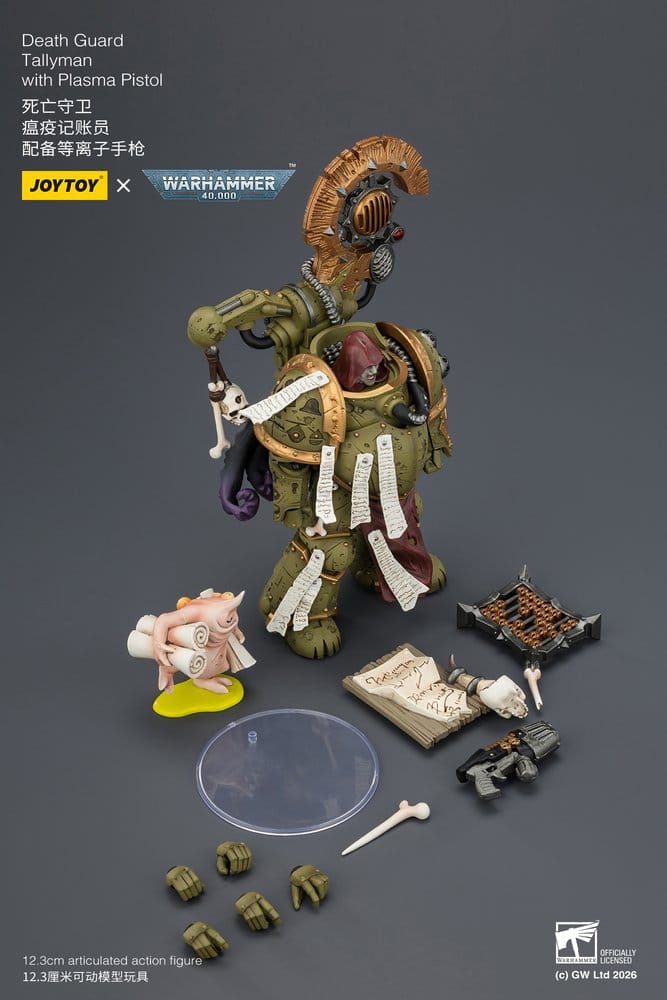 Warhammer 40,000 figurine Death Guard Tallyman 12 cm
