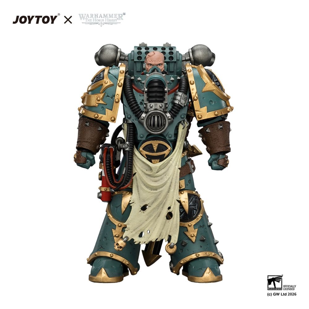 Warhammer figurine Sons of Horus Maloghurst the Twisted, the Warmaster's Equerry 13 cm