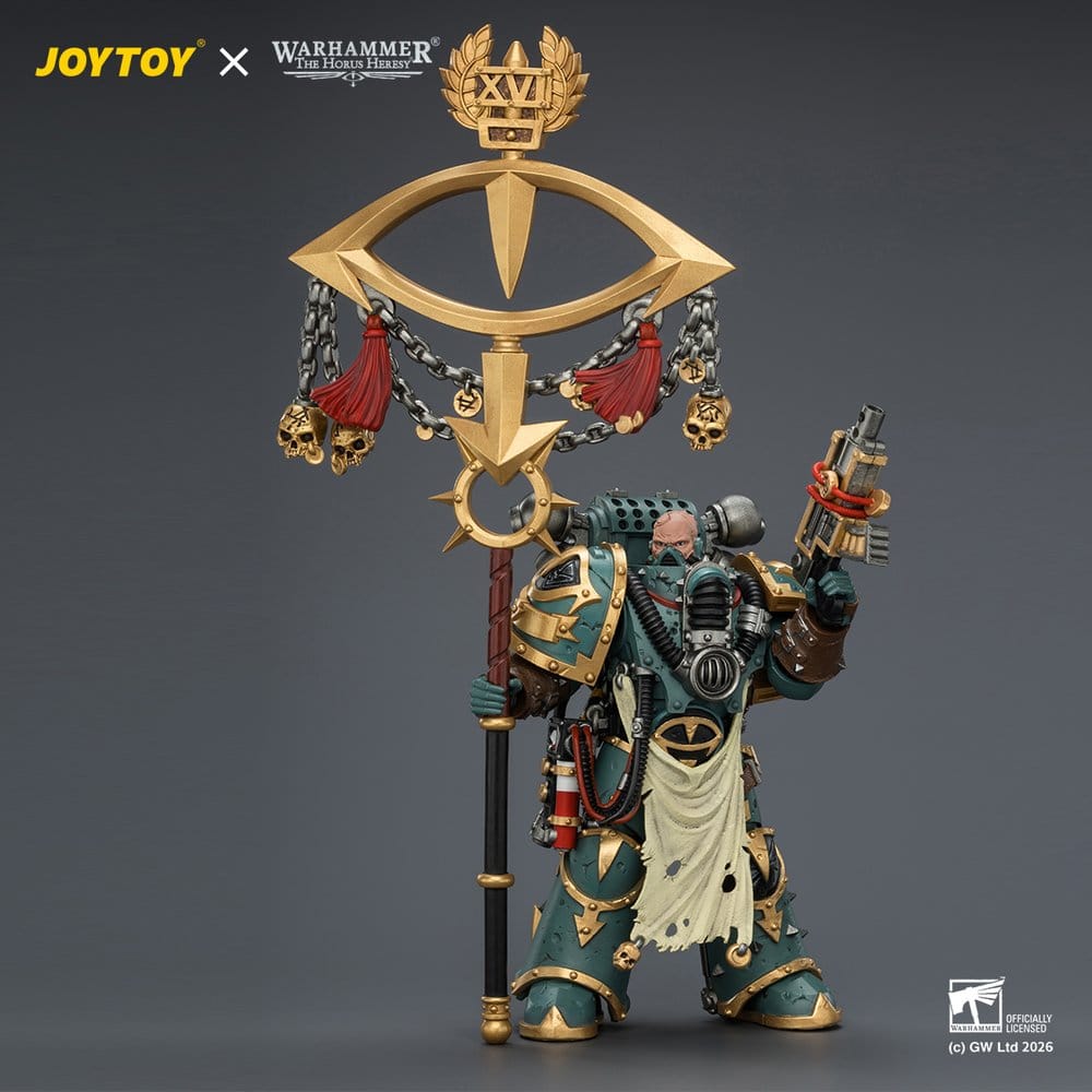 Warhammer figurine Sons of Horus Maloghurst the Twisted, the Warmaster's Equerry 13 cm
