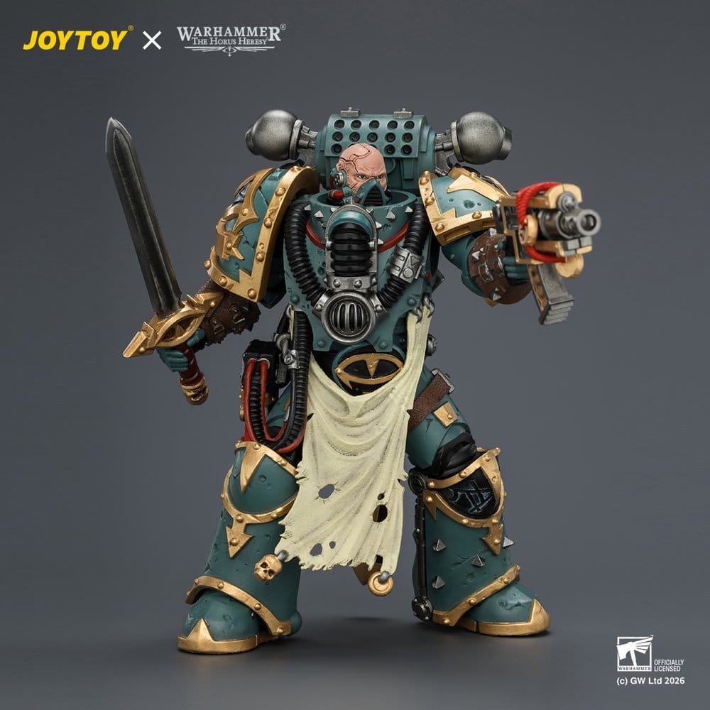 Warhammer figurine Sons of Horus Maloghurst the Twisted, the Warmaster's Equerry 13 cm