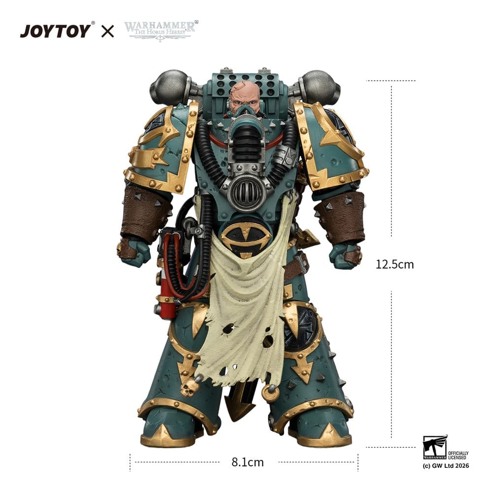 Warhammer figurine Sons of Horus Maloghurst the Twisted, the Warmaster's Equerry 13 cm