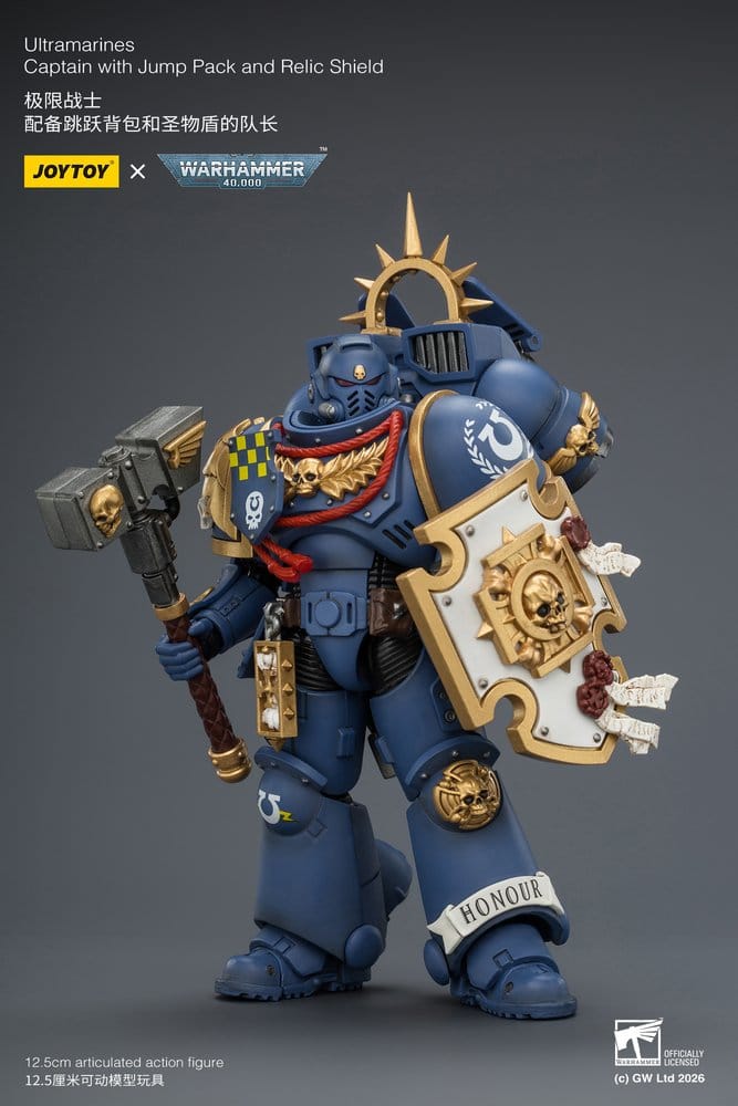Warhammer figurine Ultramarines Captain 13 cm