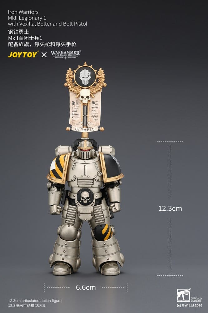 Warhammer The Horus Heresy figurine Iron Warriors MkII Legionary 1 12 cm