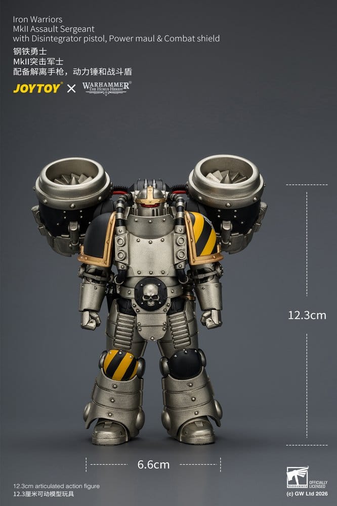 Warhammer The Horus Heresy figurine Iron Warriors MkII Assault Sergeant 12 cm
