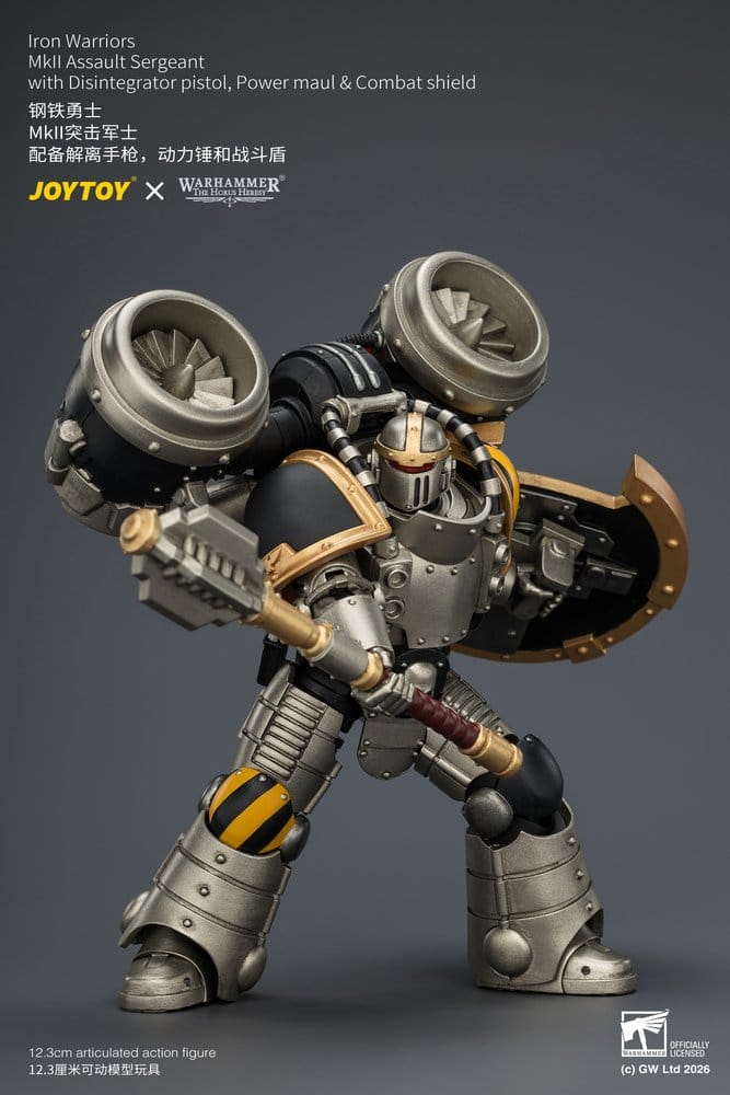Warhammer The Horus Heresy figurine Iron Warriors MkII Assault Sergeant 12 cm