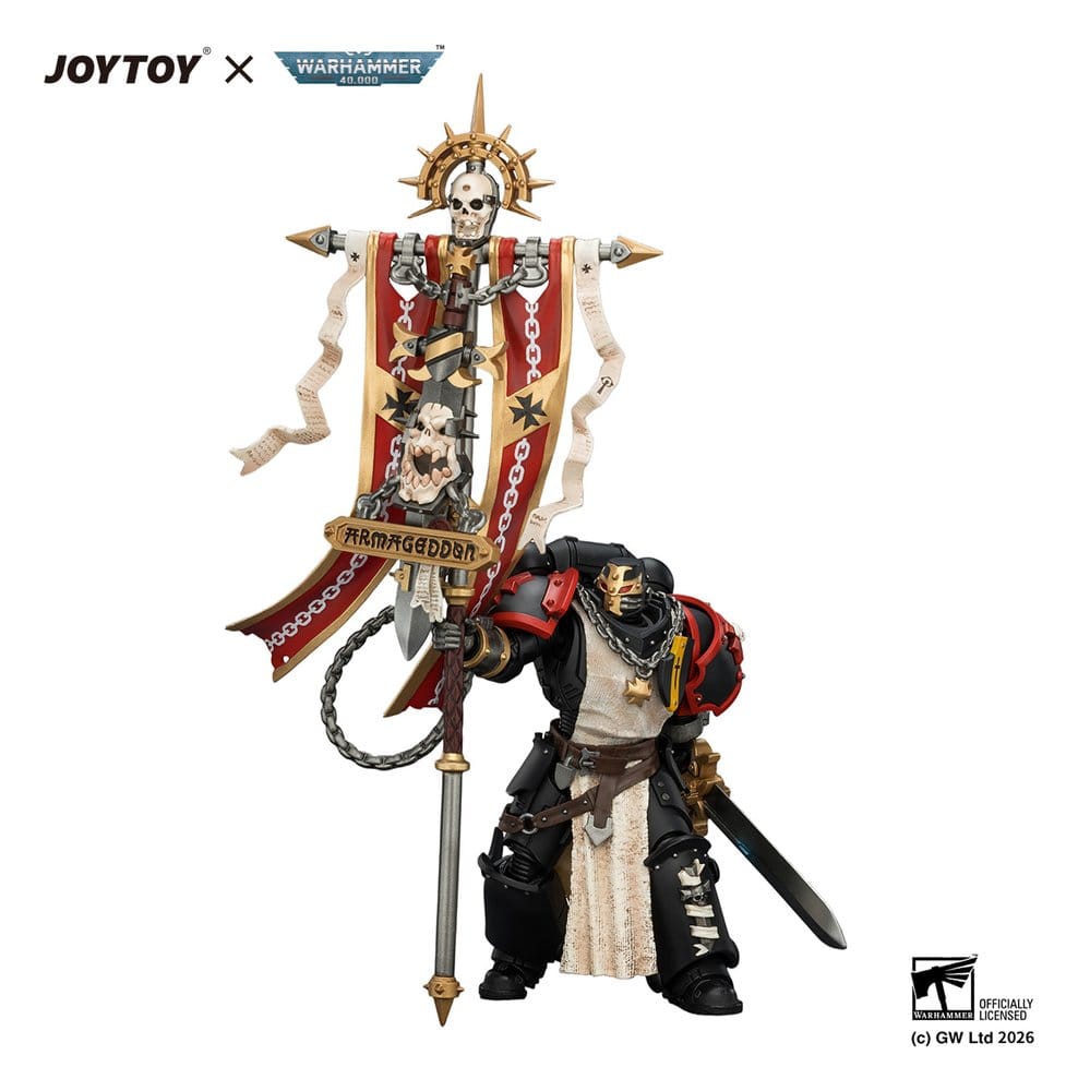 Warhammer figurine Black Templars Crusader Ancient 12 cm