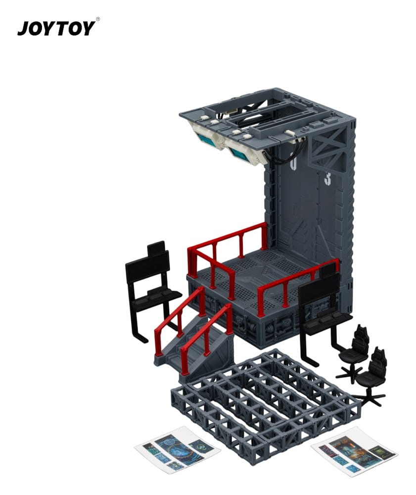 Dark Source Vitrine Diorama Style Hangar 03