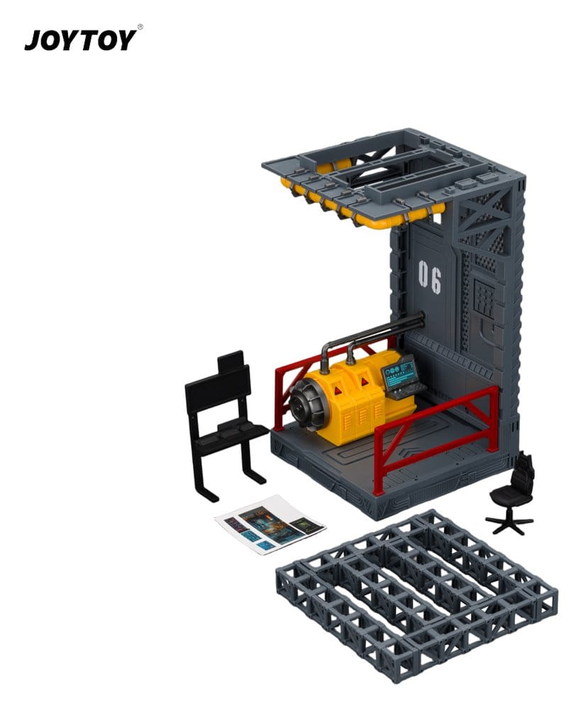 Dark Source Vitrine Diorama Style Hangar 06
