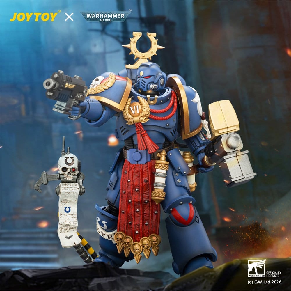 Warhammer figurine Ultramarines Ferren Areios 12 cm
