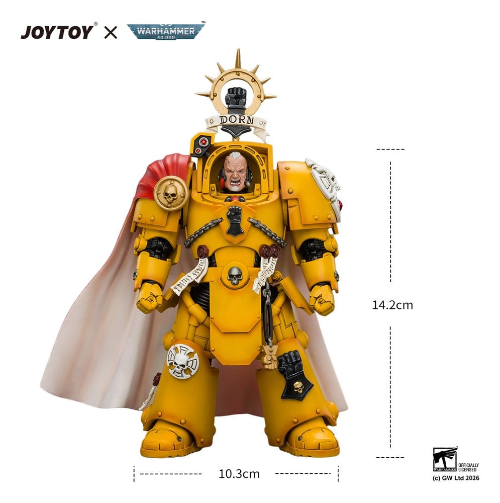 Warhammer figurine Imperial Fists Darnath Lysander 14 cm