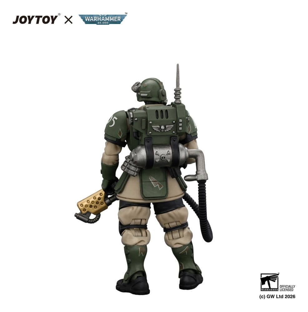 Warhammer figurine Astra Militarum Kasrkin 2 with Flamer