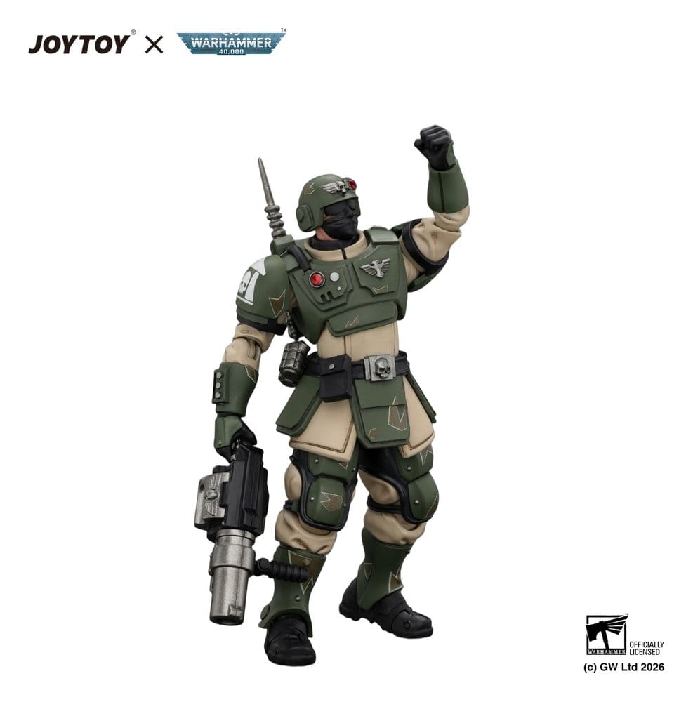 Warhammer figurine Astra Militarum Kasrkin 5 with Grenade Launcher